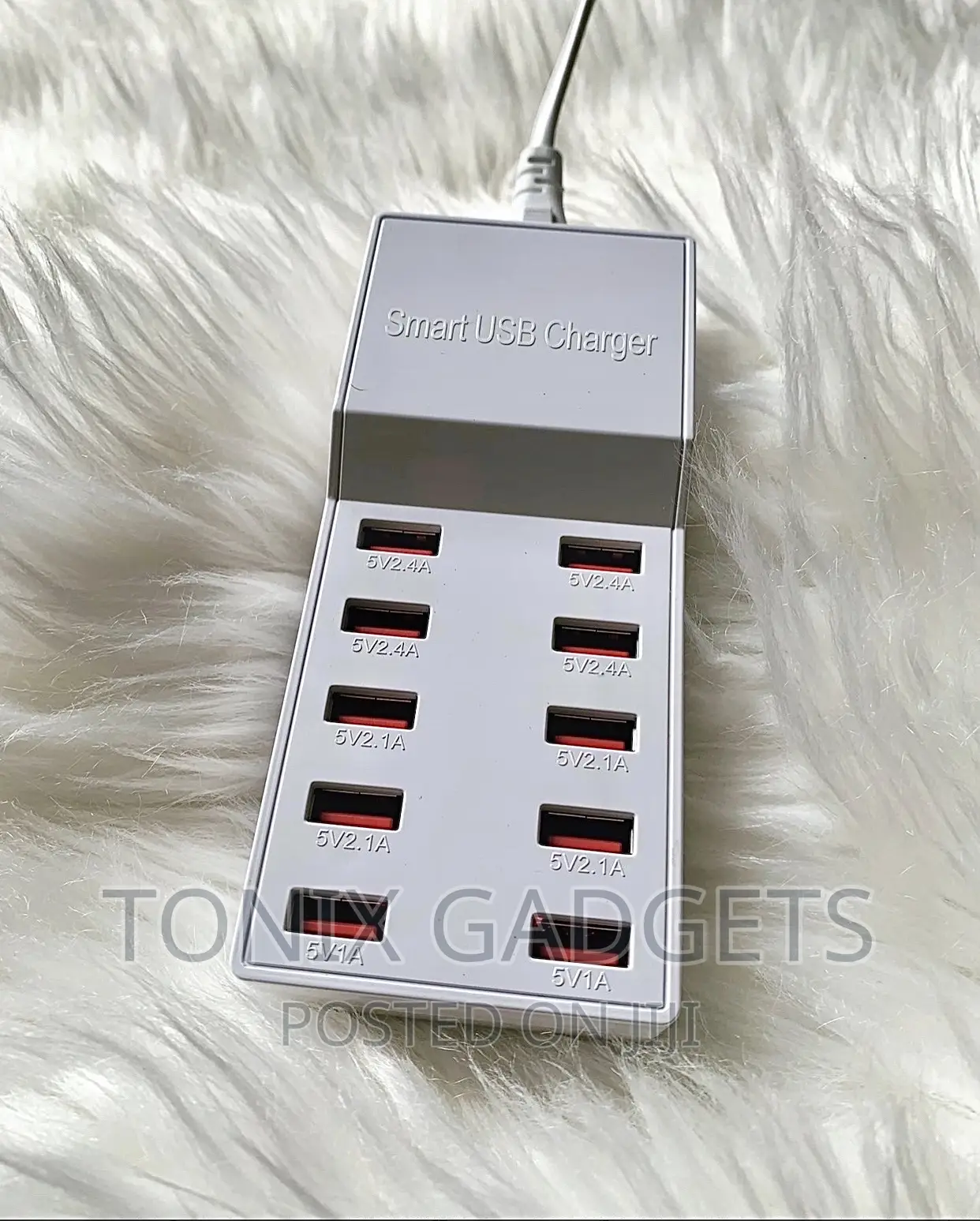 10 Ports USB 50W Intelligent Charger