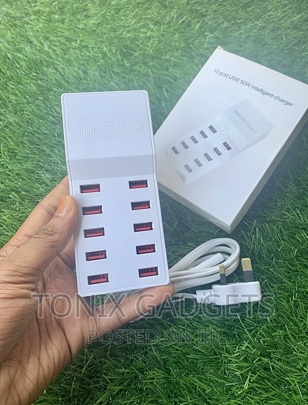 10 Ports USB 50W Intelligent Charger