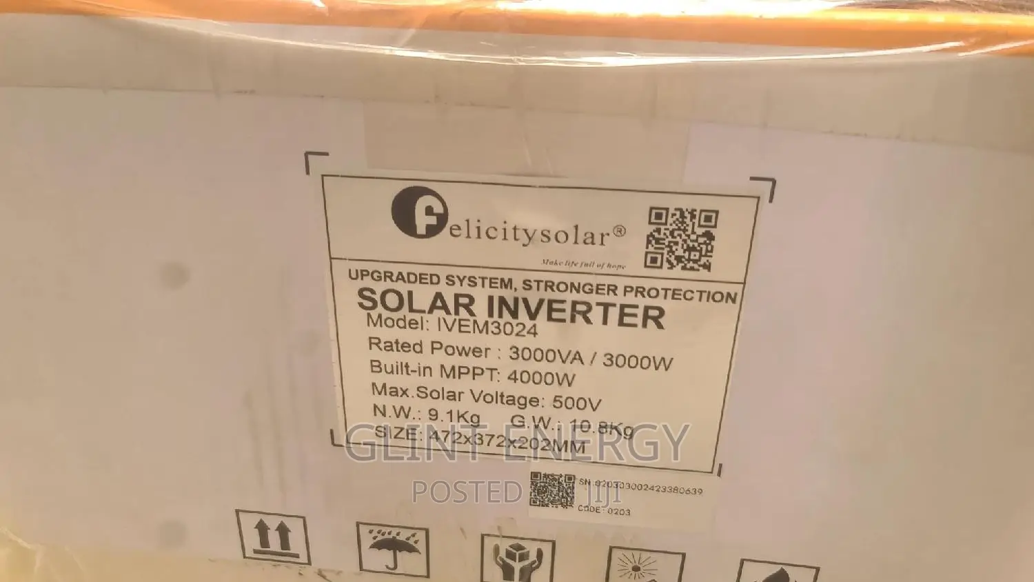 3kva 24v Ivem Hybrid Felicity Inverter
