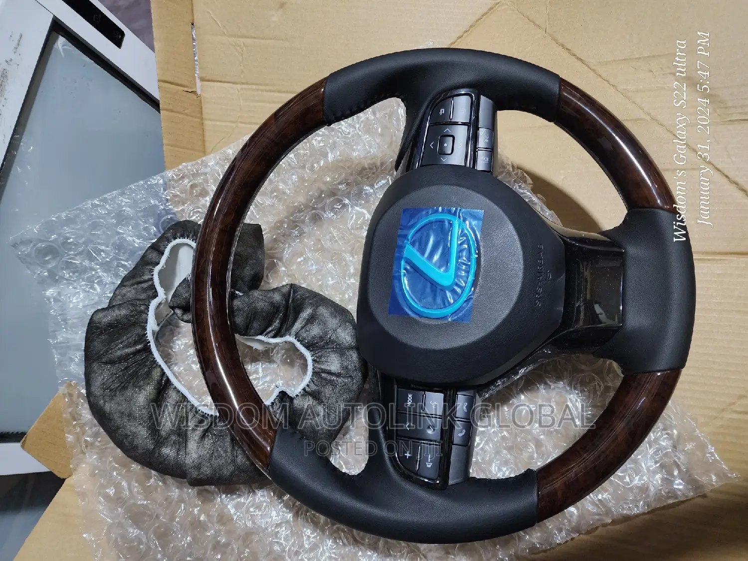 Steering Wheel for Lexus Rx350 2016-2023 With Formica Design