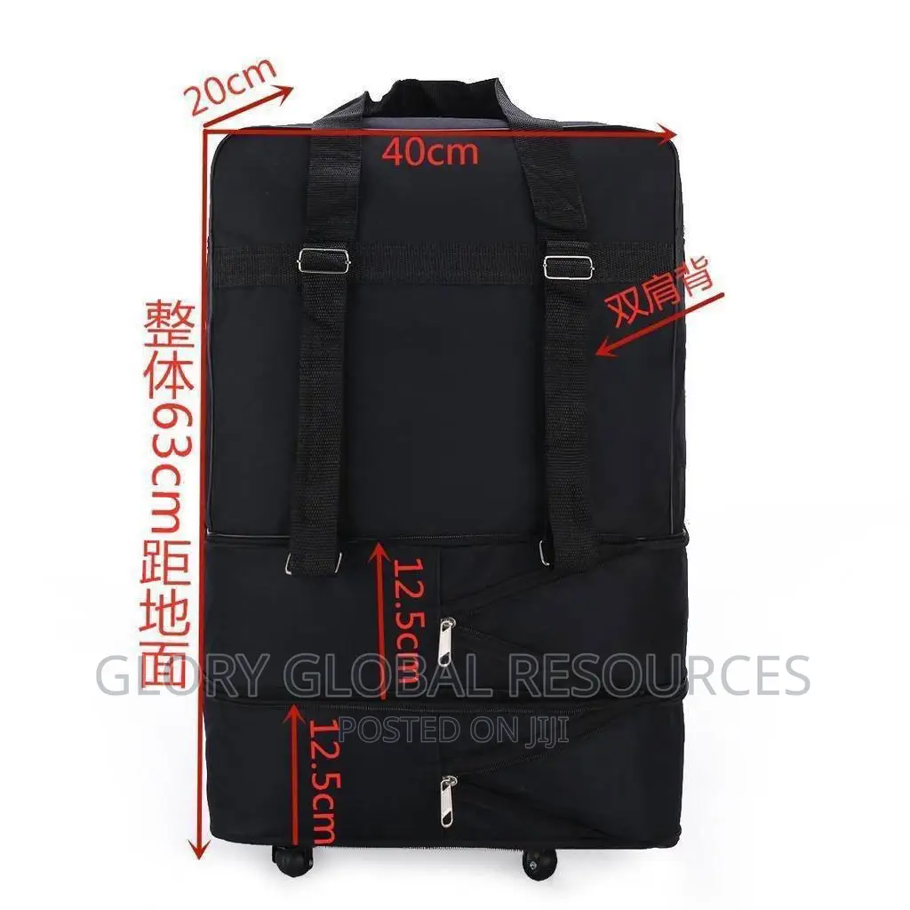 High Quality Multifunctional Collapsible Leather Luggage Bag