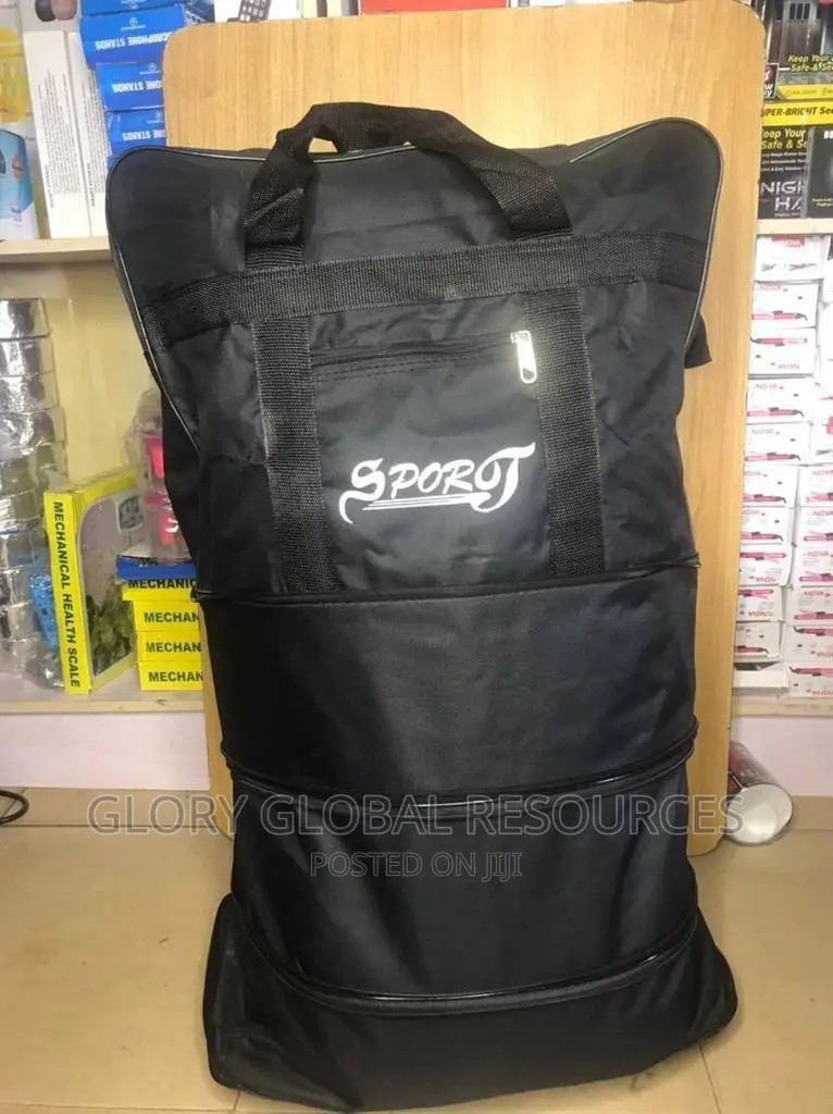High Quality Multifunctional Collapsible Leather Luggage Bag