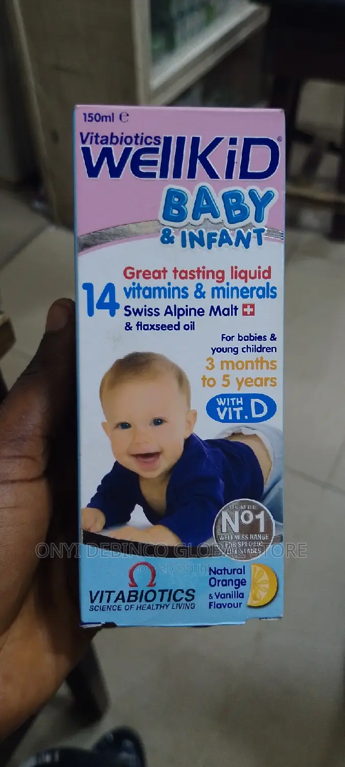 Vitabiotics Wellkid Baby Infant Multivitamin Liquid