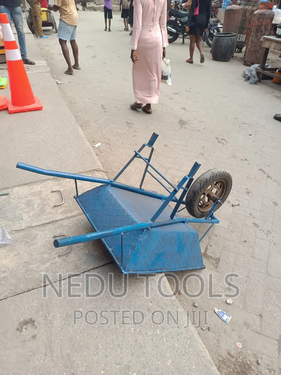 Original Fabricated Wheel Barrow Heavy Duty