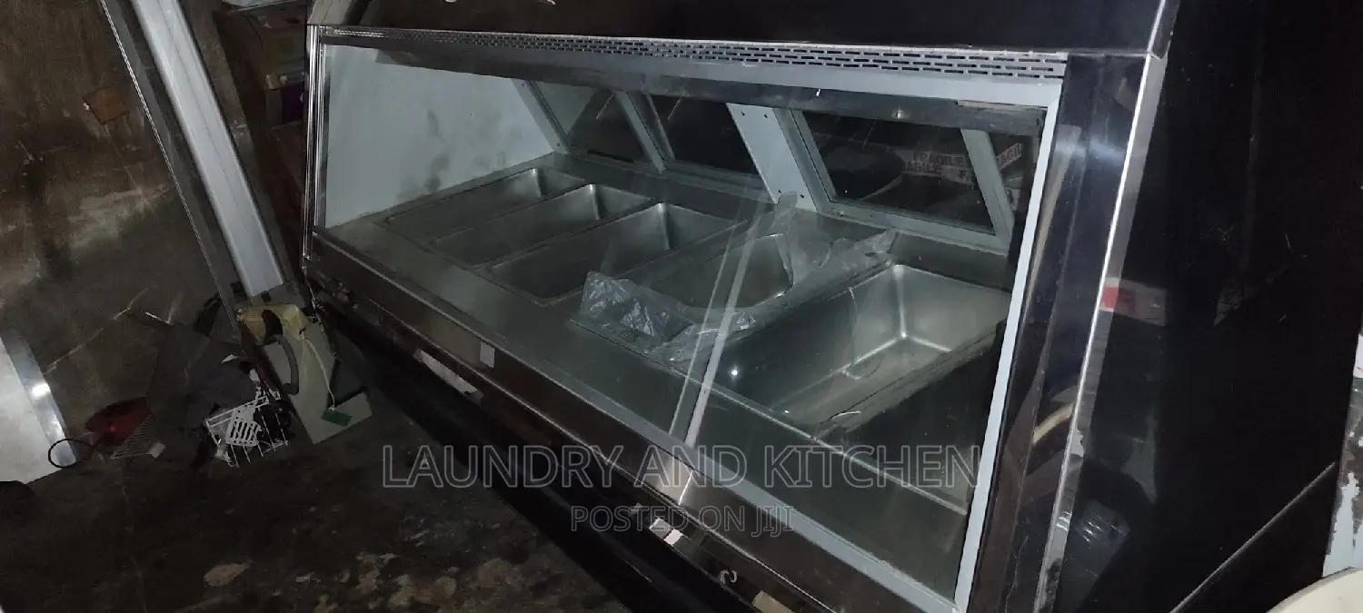 Display Foreign 6 Trays Food Warmer for Restaurant Etc
