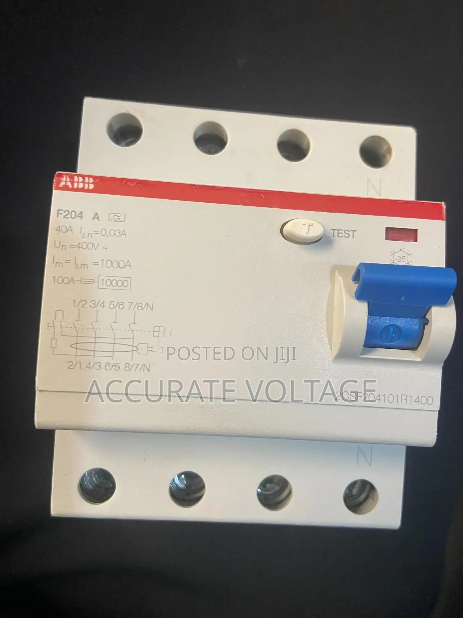 4P 40A Abb RCCB 300ma