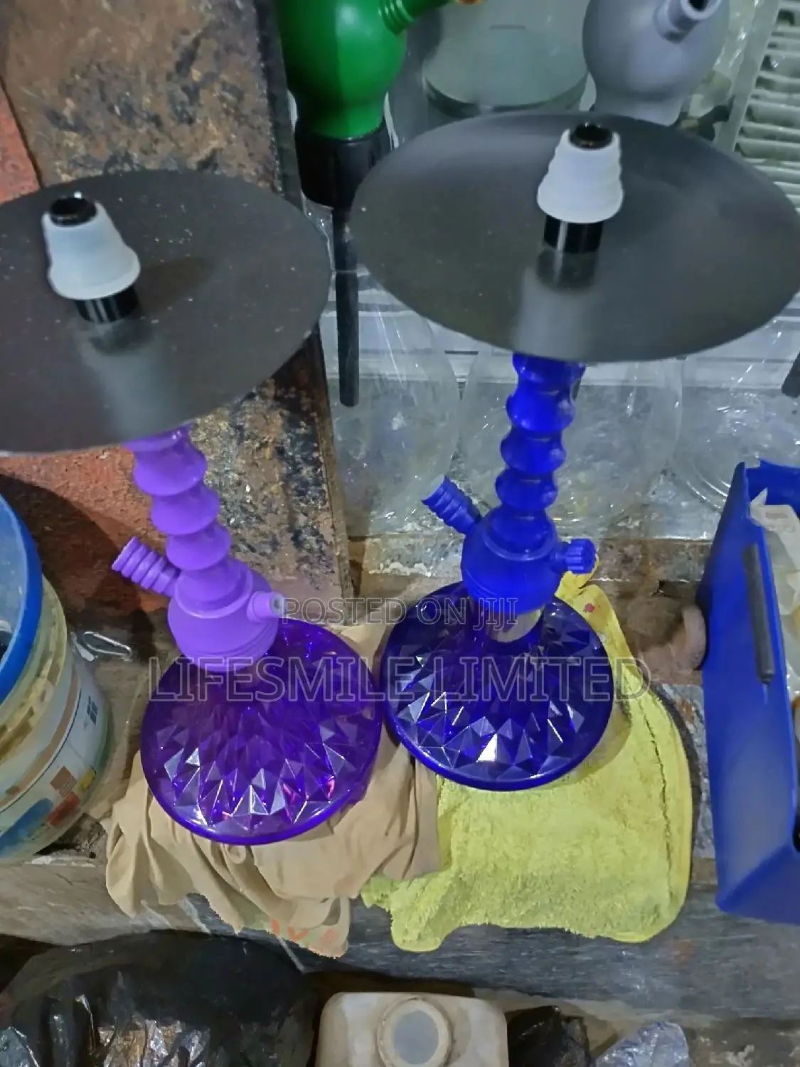 Acrylic Coloured Shisha Pot