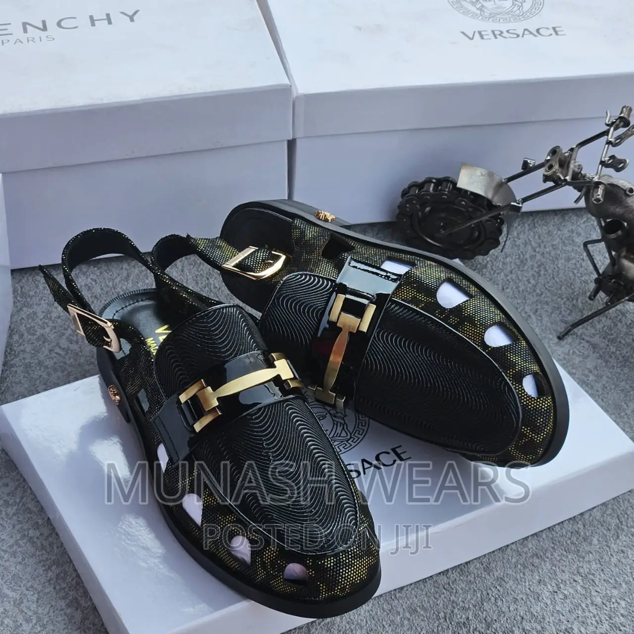 Versace Leather Shoe Sandal