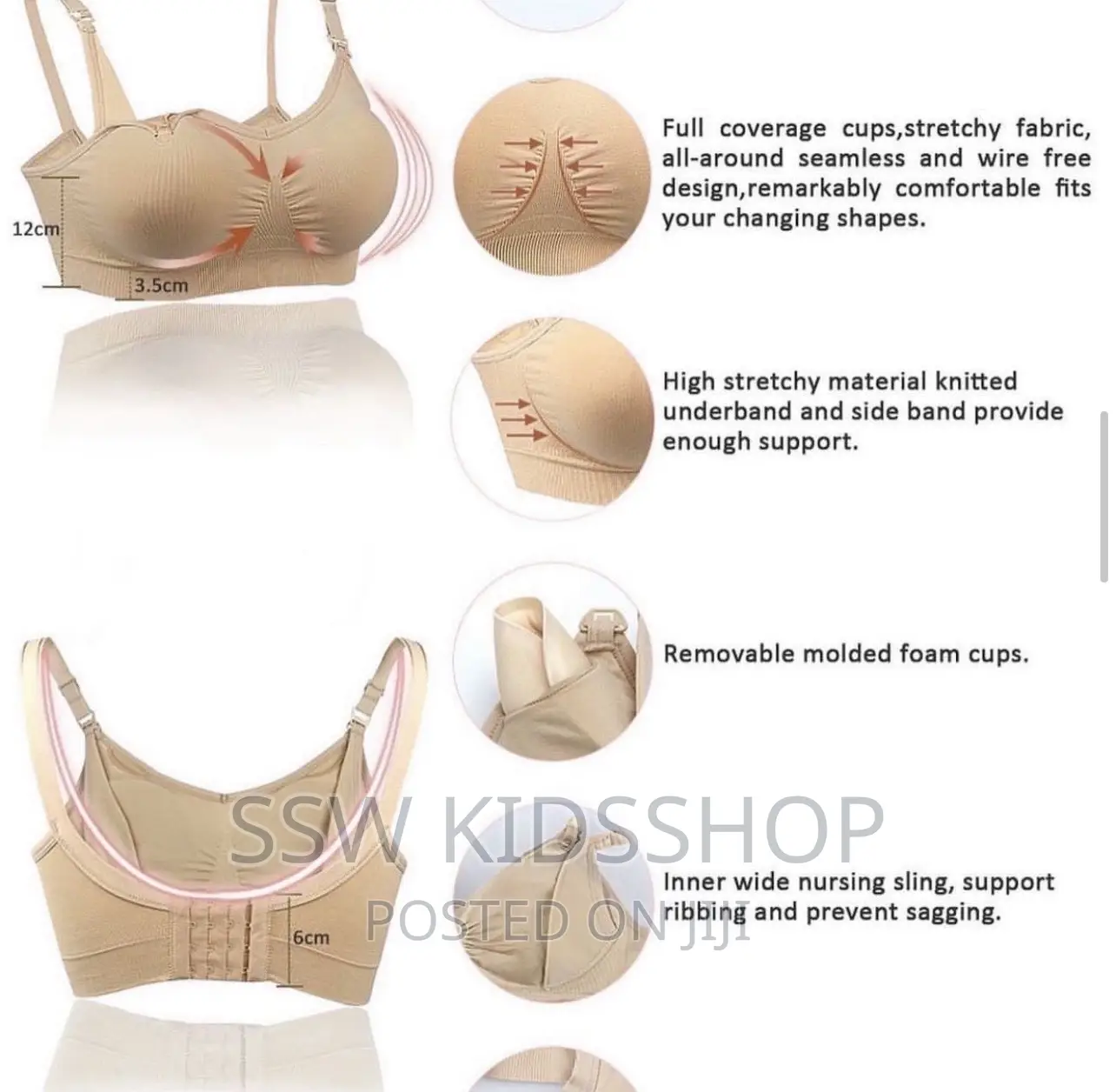 Yadali Maternity/ Comfort Nursing Bra