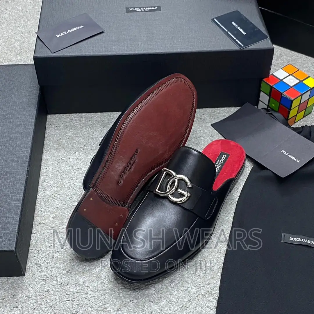 Italian D G Leather Half Shoe