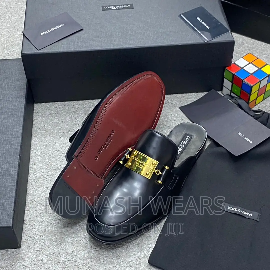 Italian D G Leather Half Shoe