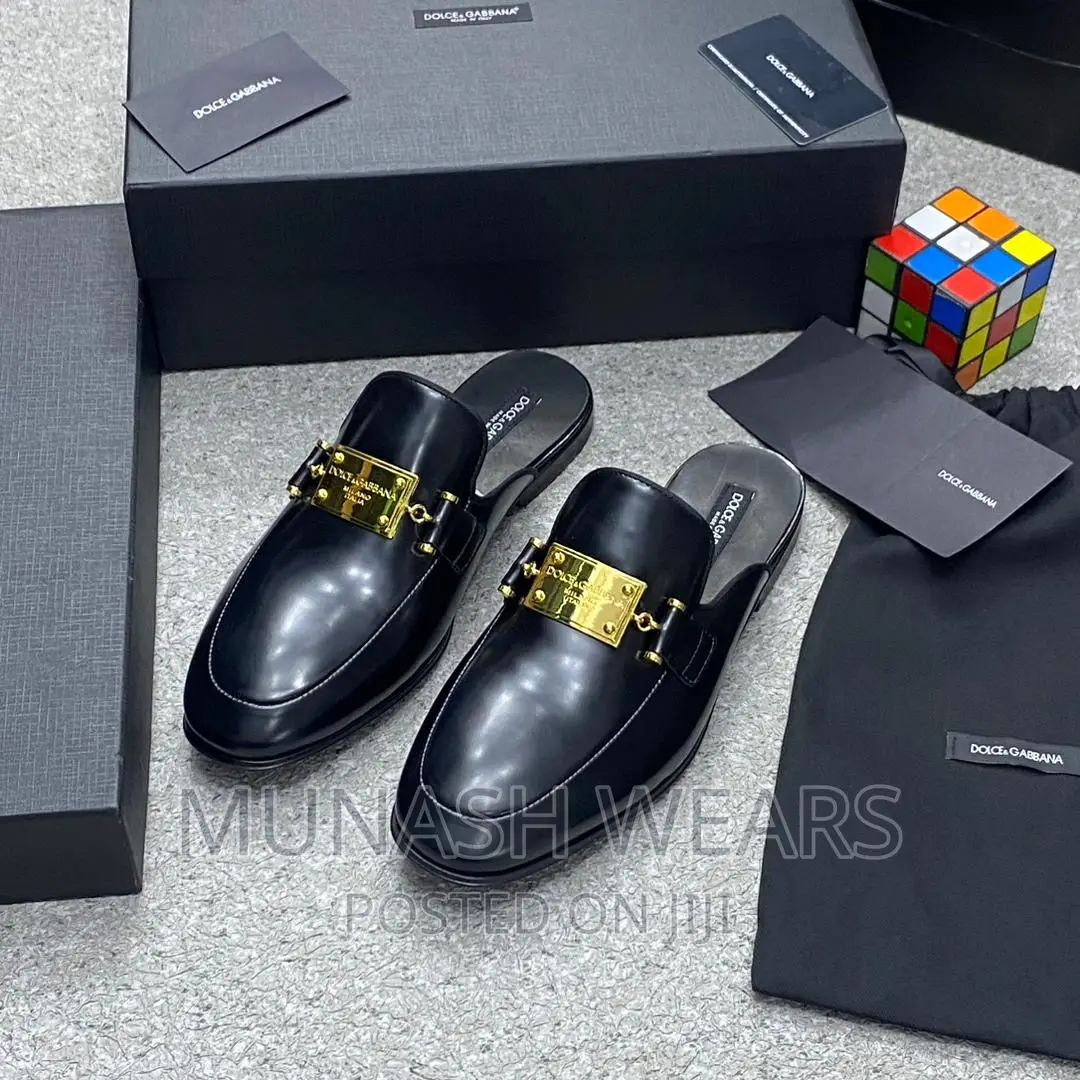 Italian D G Leather Half Shoe