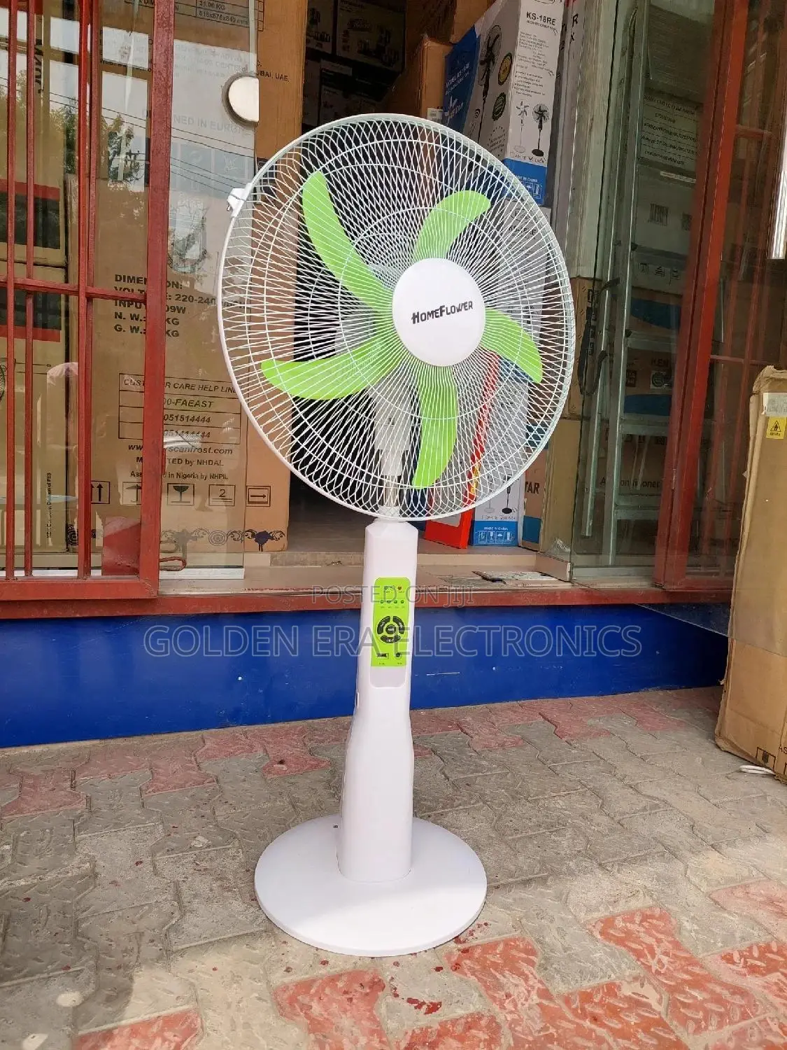 Home Flower Rechargeable Stand Fan