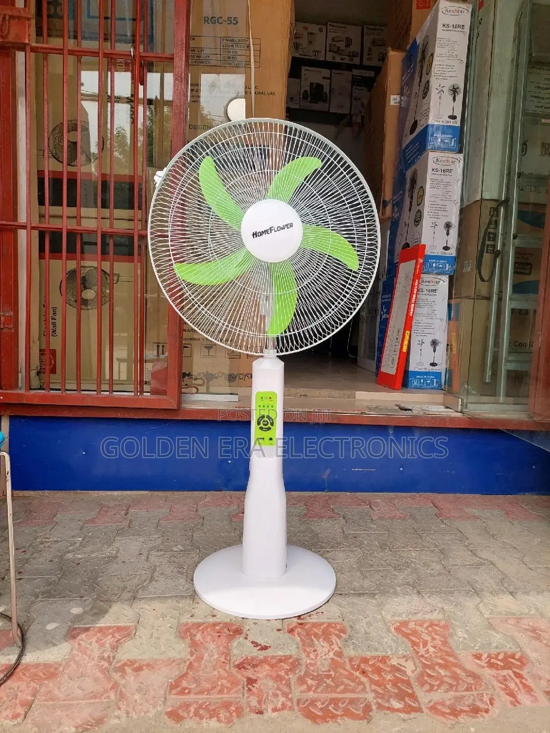 Home Flower Rechargeable Stand Fan