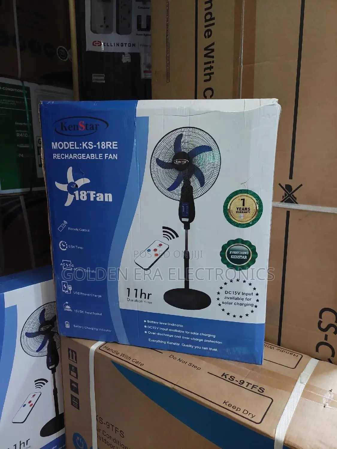 Kenstar Rechargeable Fan