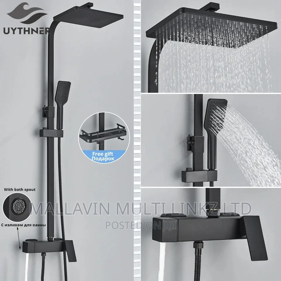 High Grade Black Shower Mixer