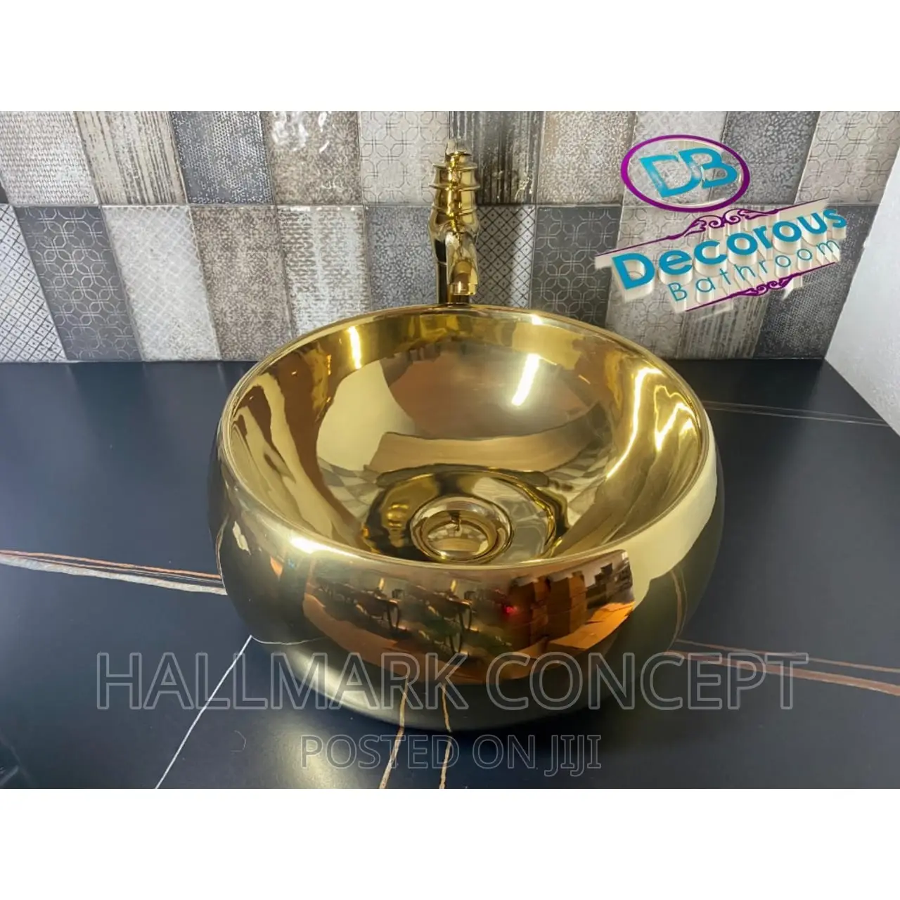 Gold Counter Top Basins