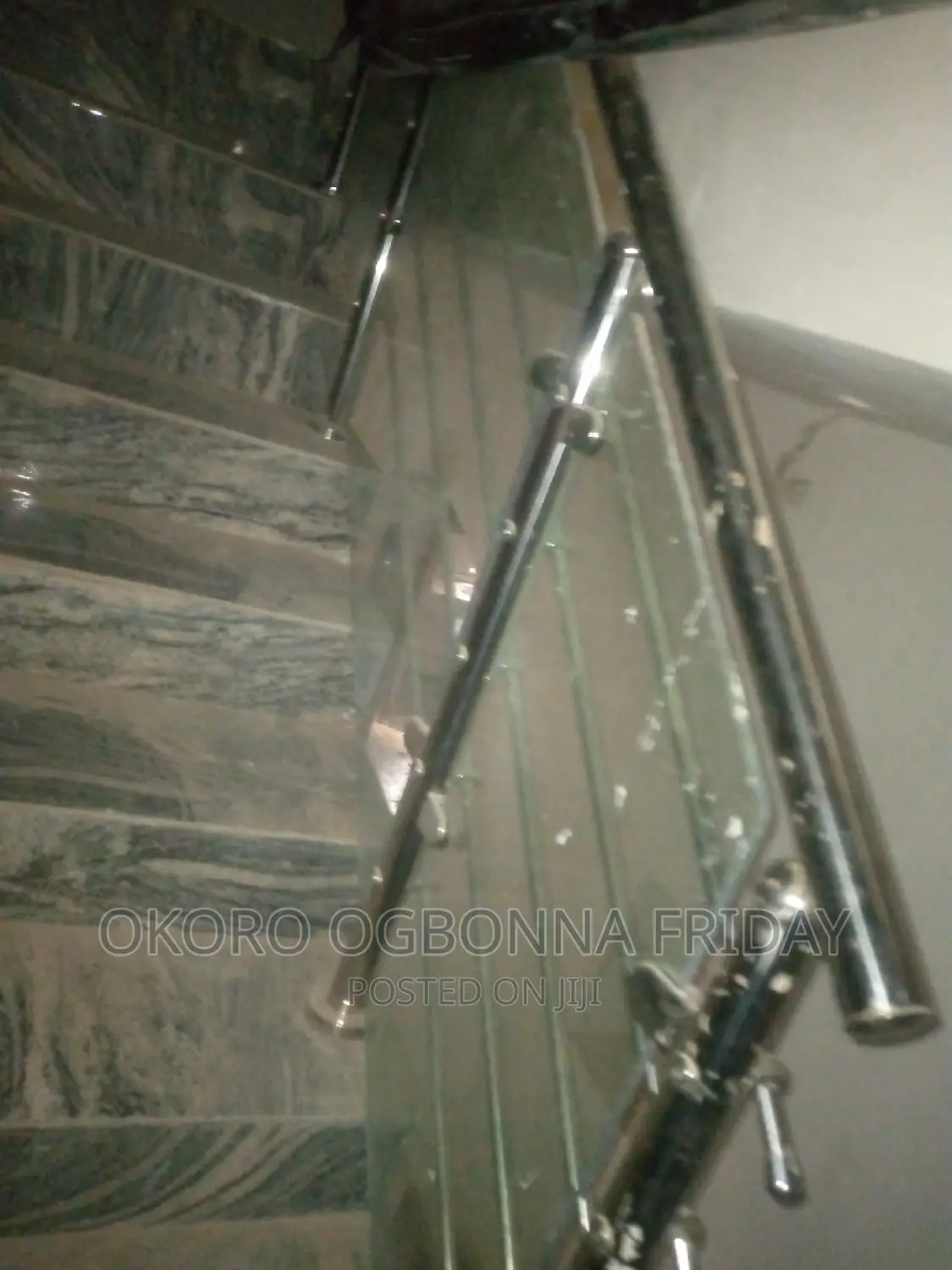 Stainless Handrail and Glass
