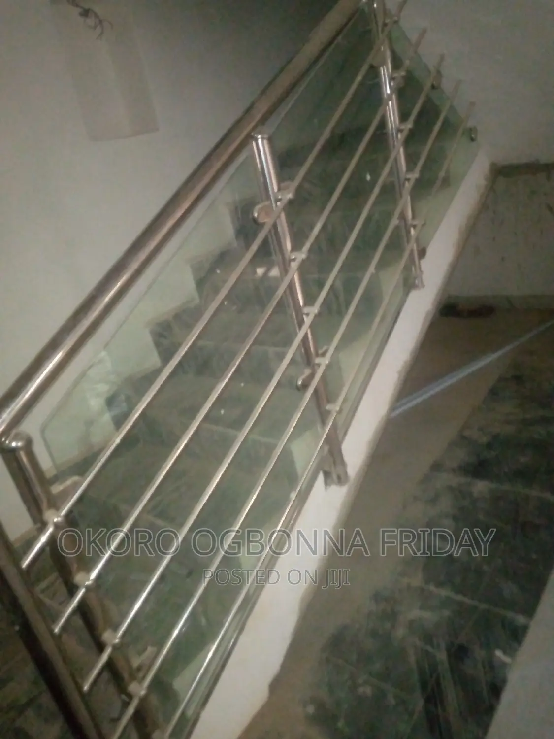 Stainless Handrail and Glass