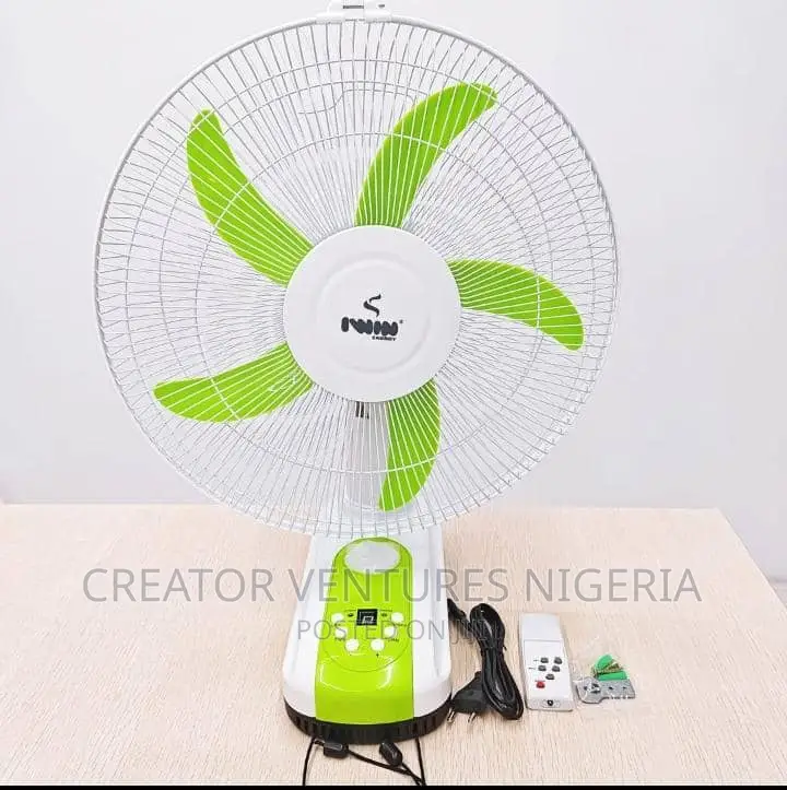 Iwin Rechargable Ac/Dc Wall Rechargable Fan,16",5-48 Working