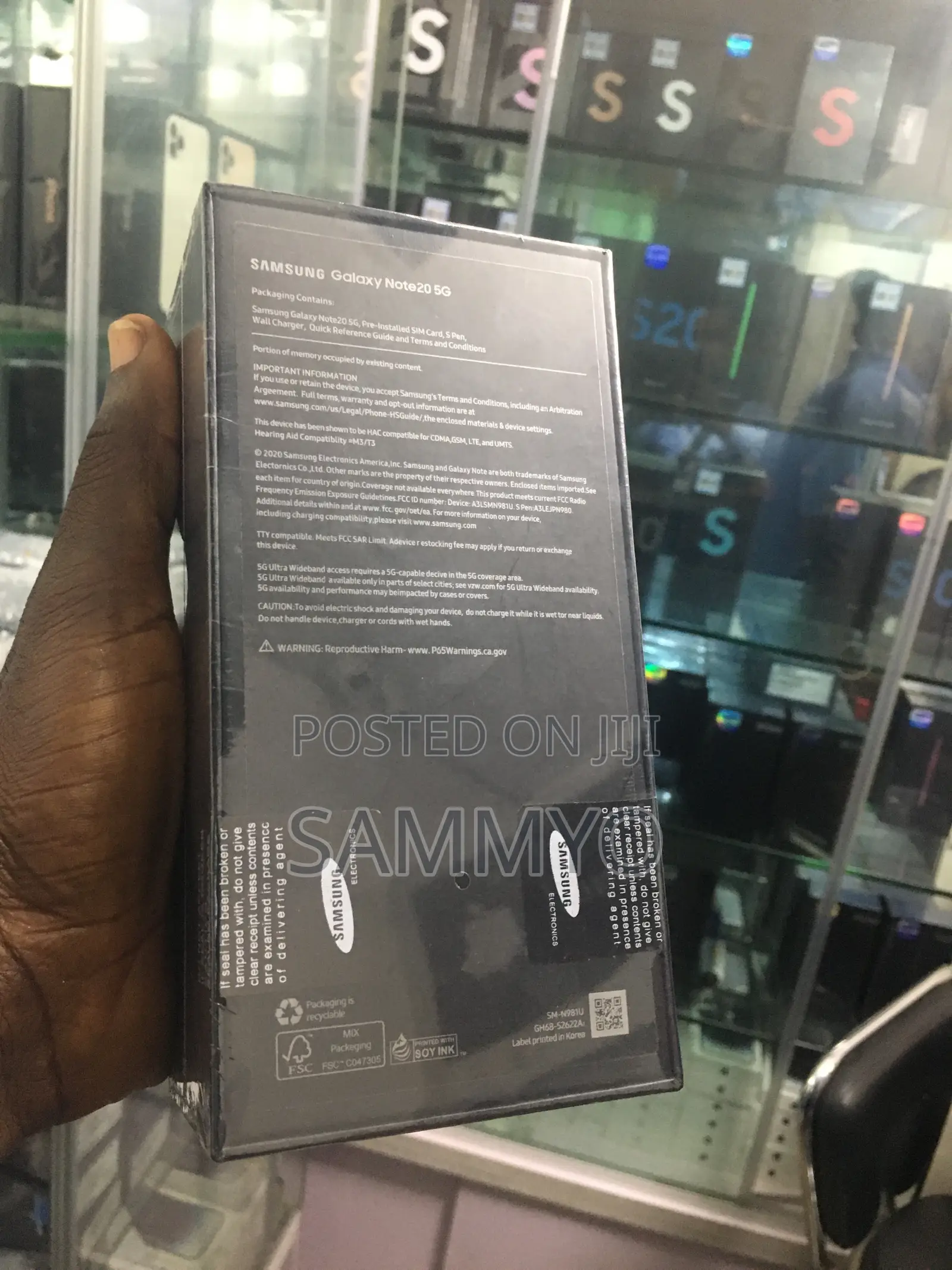 New Samsung Galaxy Note 20 5G 128 GB Gray