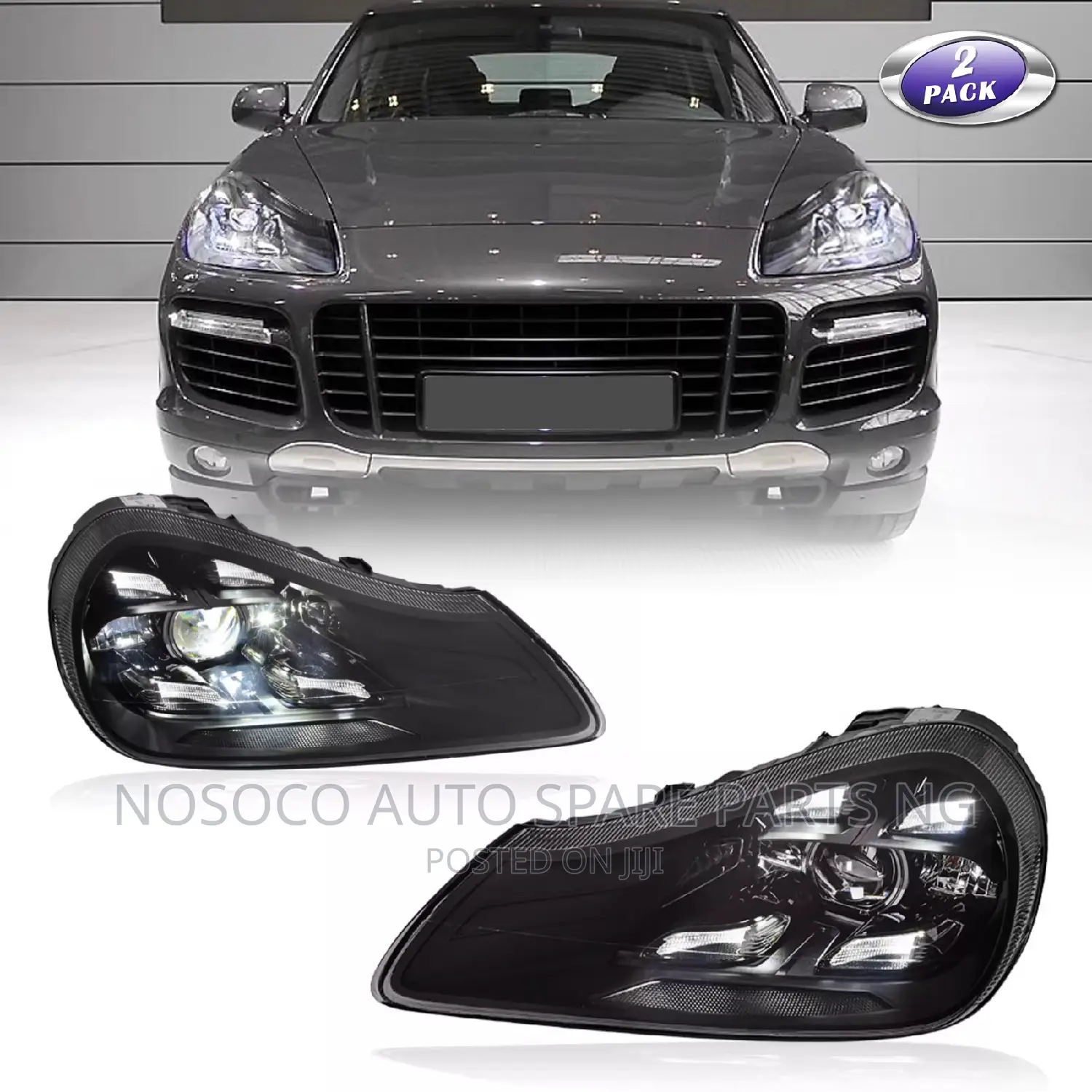Set of Head Light Porsche Cayenne 2010