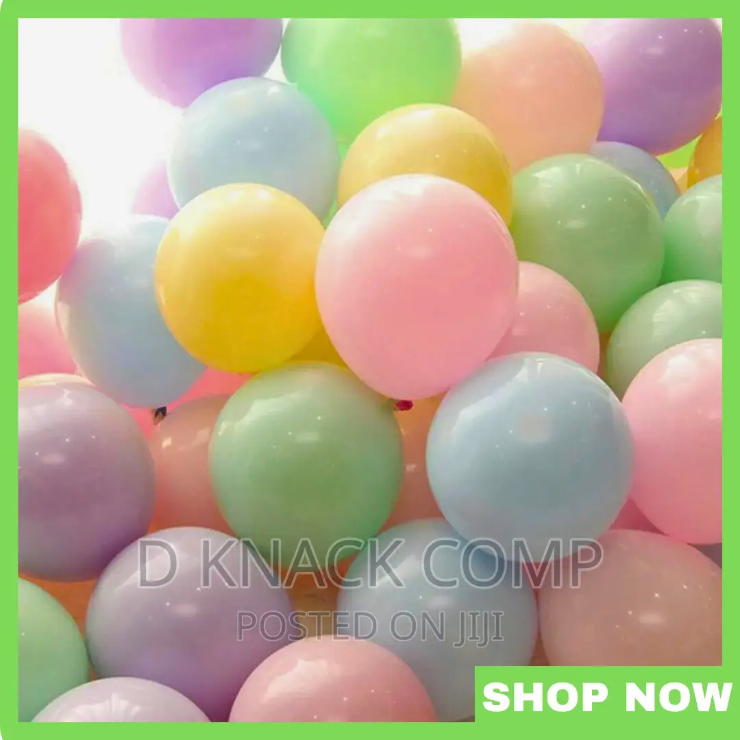 Macarons Latex Balloons Party Decoration - 100pcs