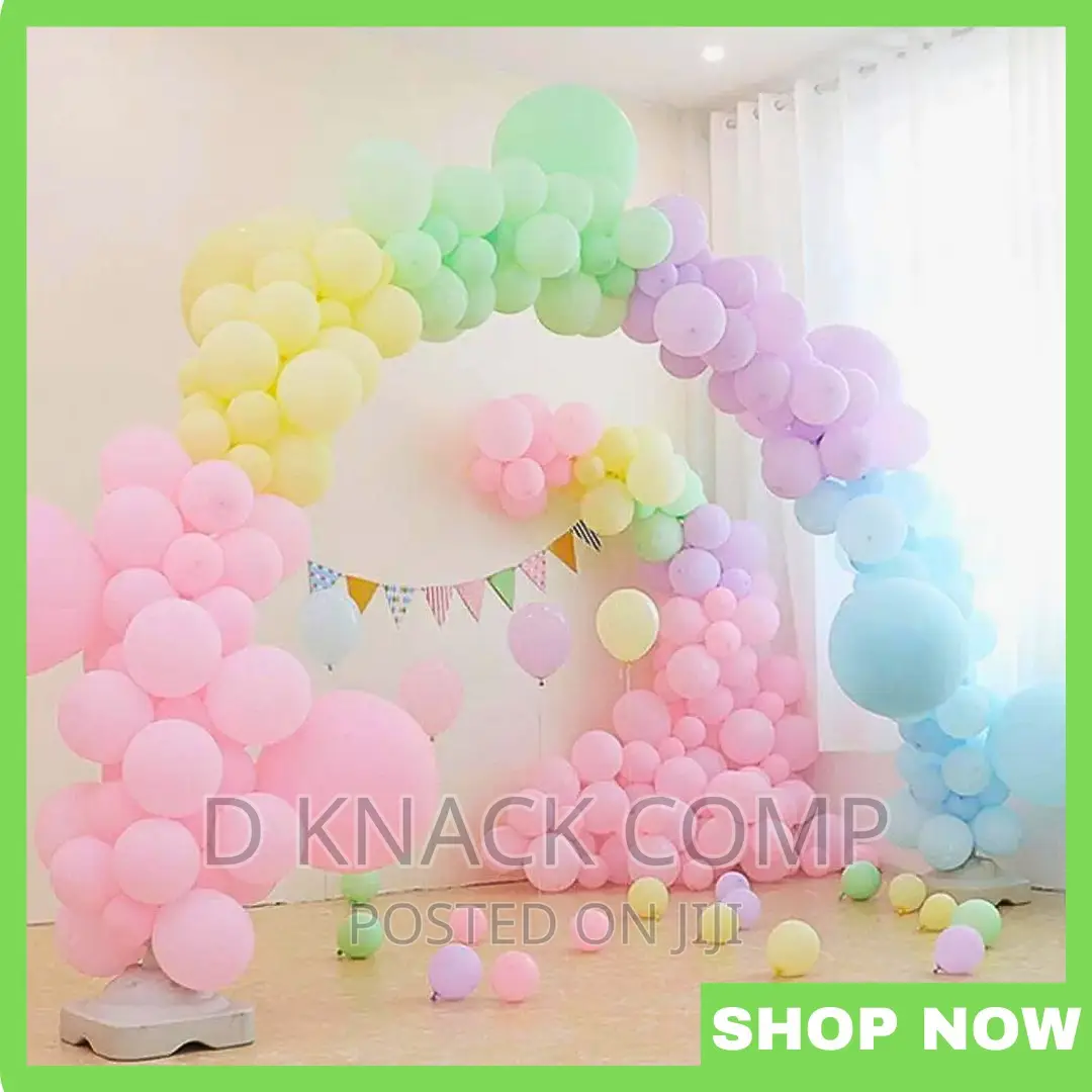 Macarons Latex Balloons Party Decoration - 100pcs