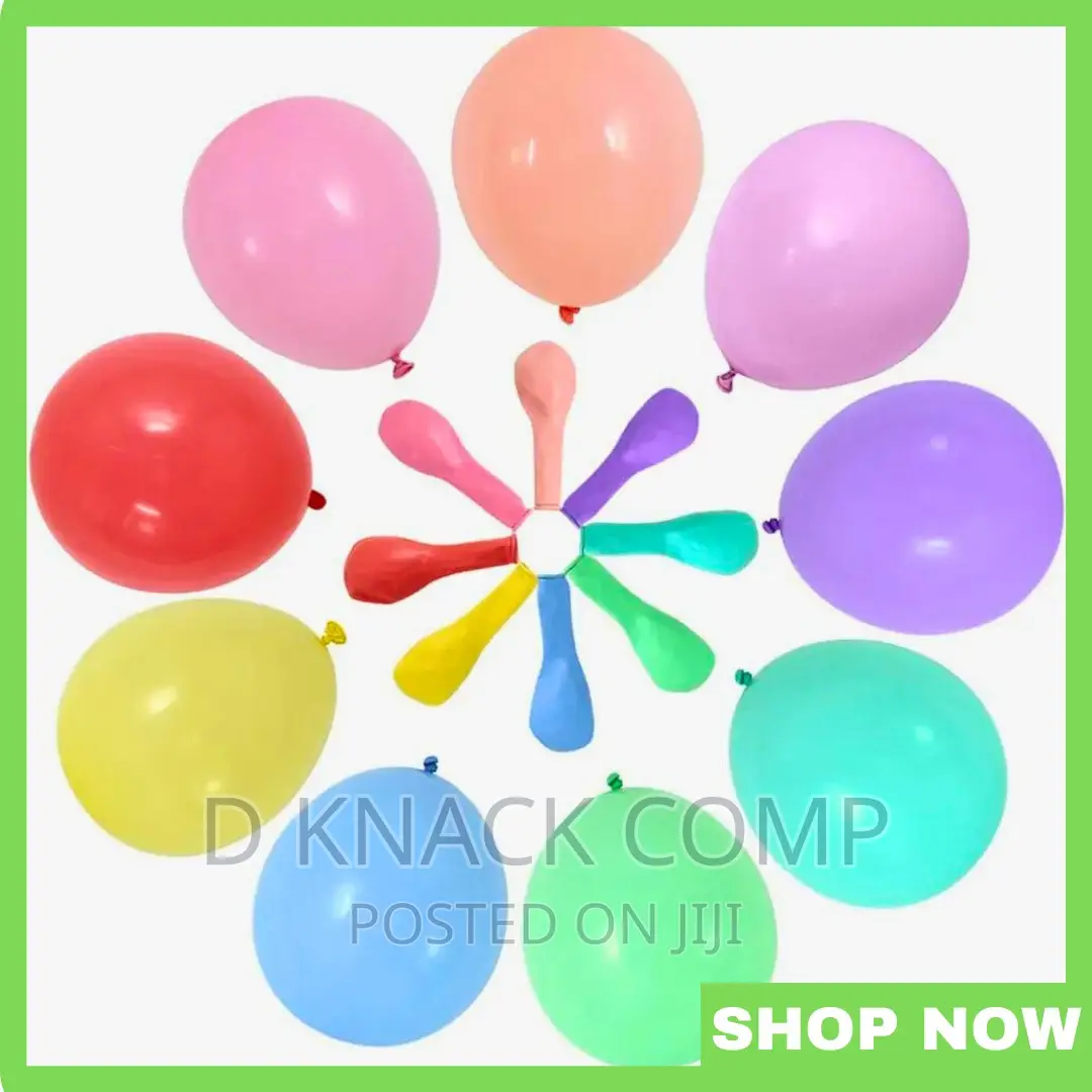 Macarons Latex Balloons Party Decoration - 100pcs
