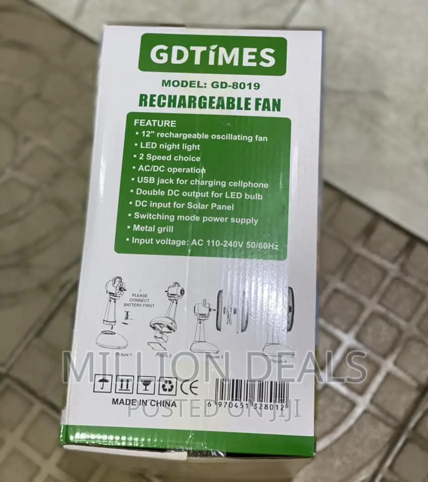 Exquisite Portable Rechargeable Fan 12