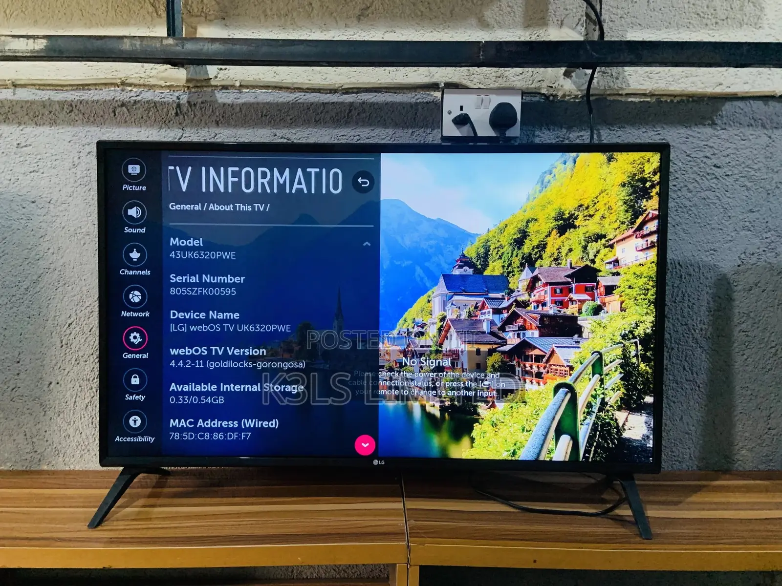 LG 43inch Smart Webos Tv