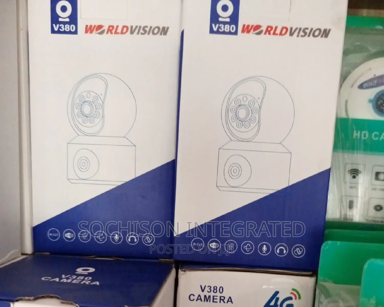 V380 Dual Lense 4g Long Power Supply Camera