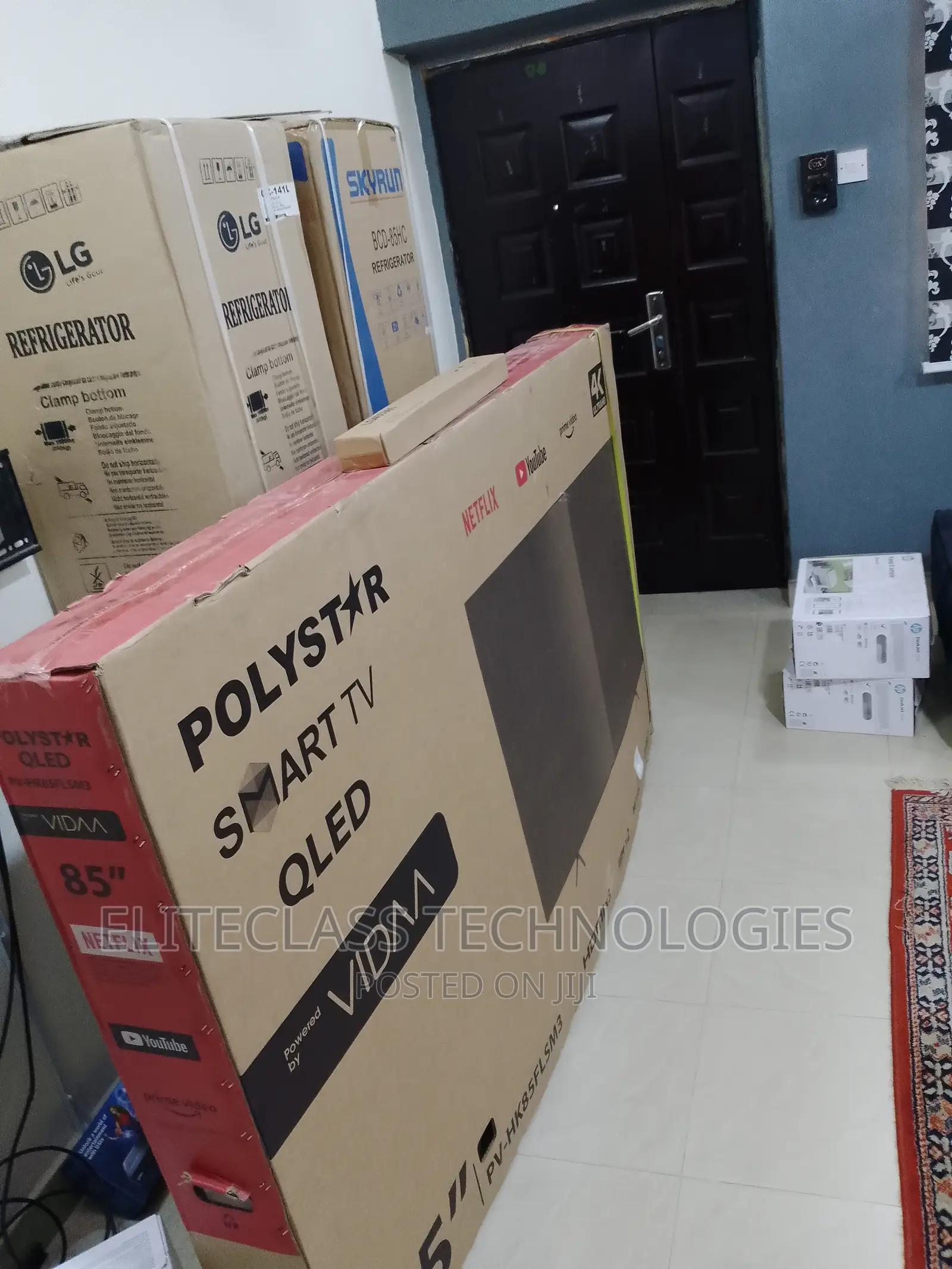 Polystar 85” Smart LED Ultra HD TV (Netflix,Frameless)