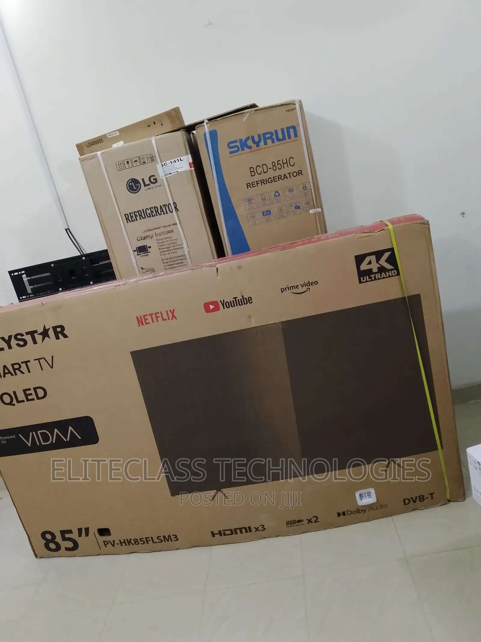 Stylish Design Polystar 85” Smart LED Ultra HD TV