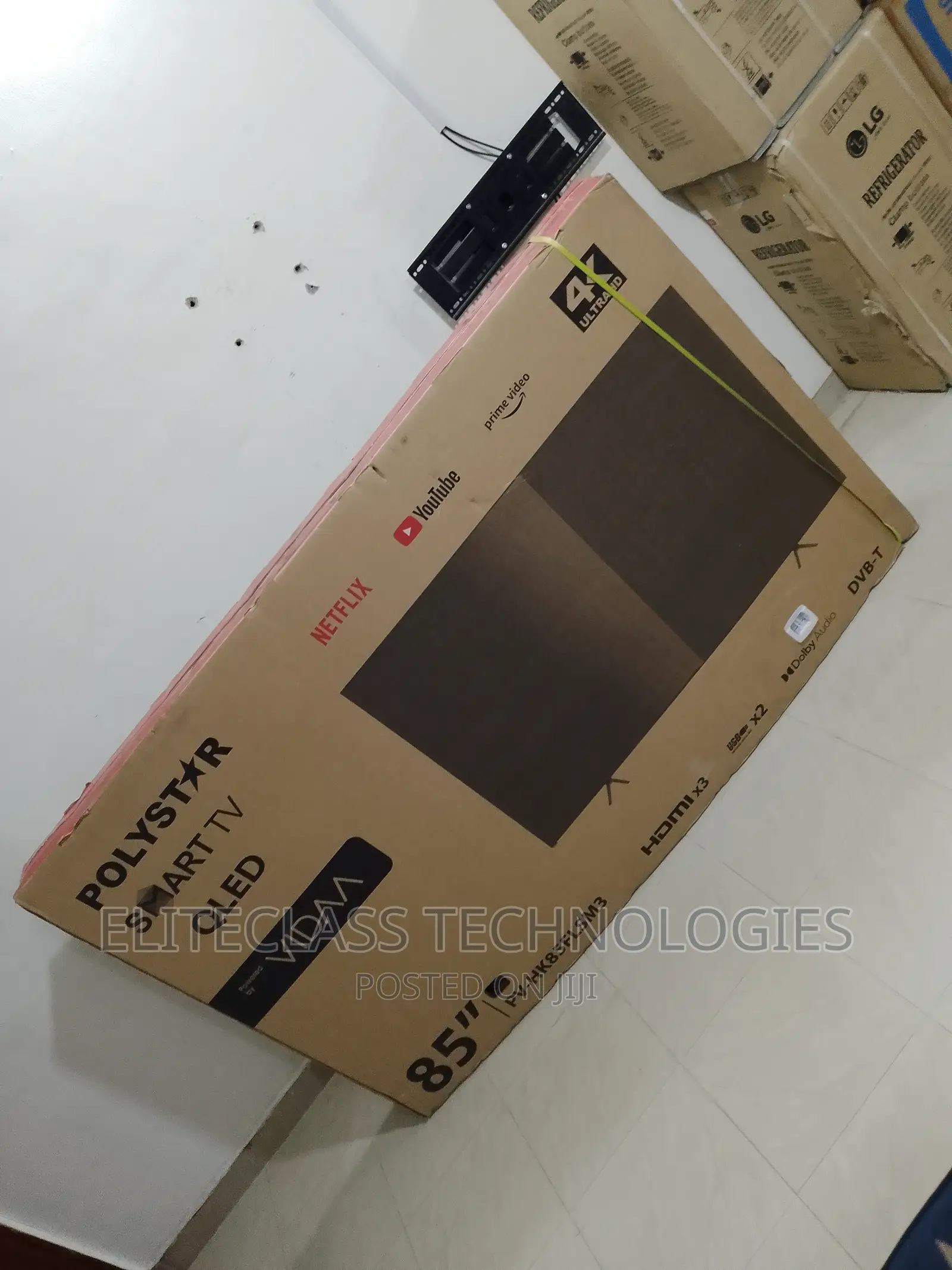 Polystar 85” Smart LED Ultra HD TV Without Frame