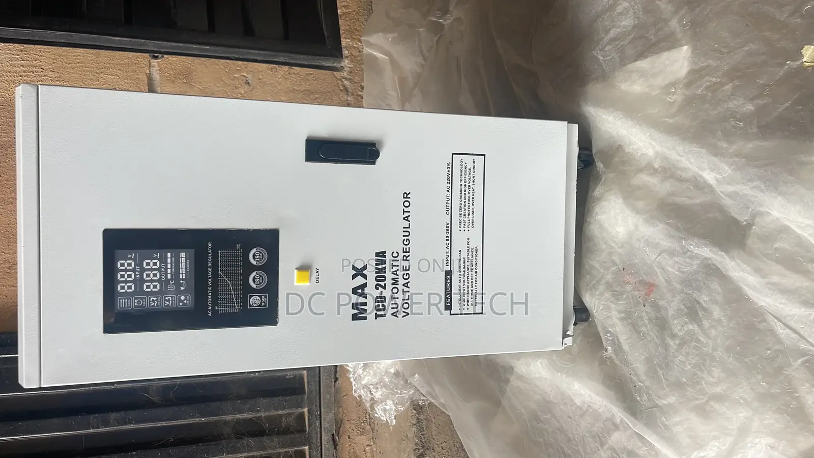 20kva Single Phase Servo Stabilizer With Pure Copper