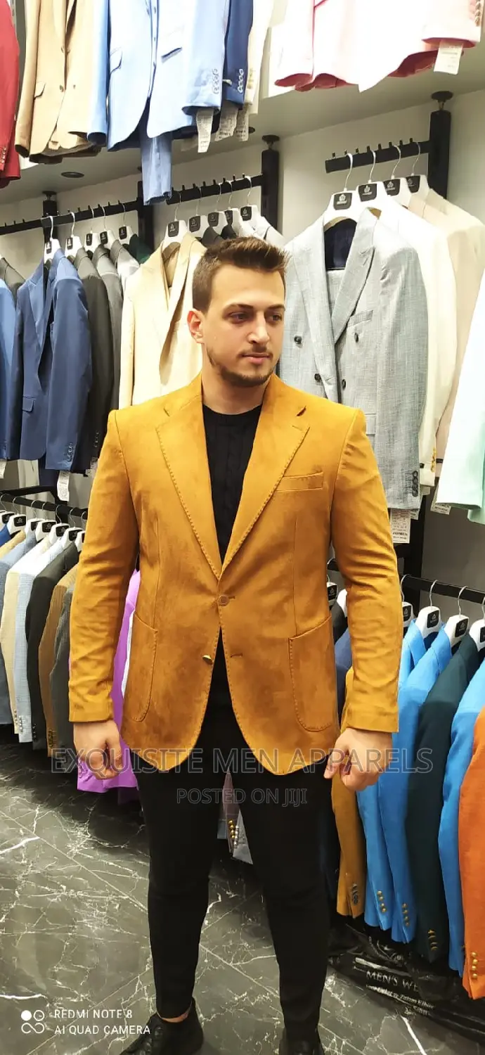Italian Style Bespoke Blazers Mens Suit