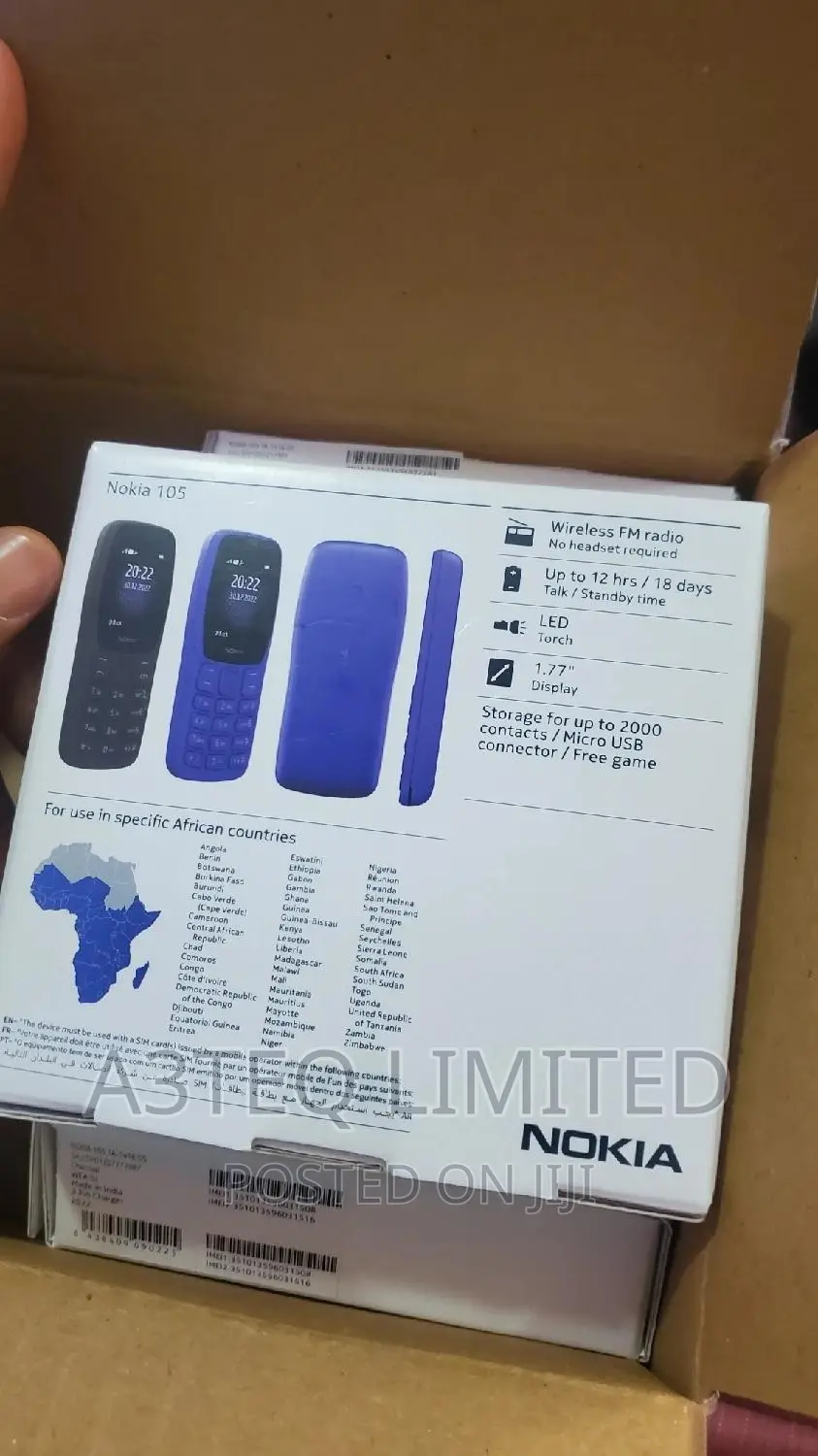 New Nokia 105 Black