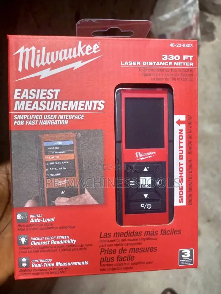 330ft / 100meters Milwaukee Laser Tape