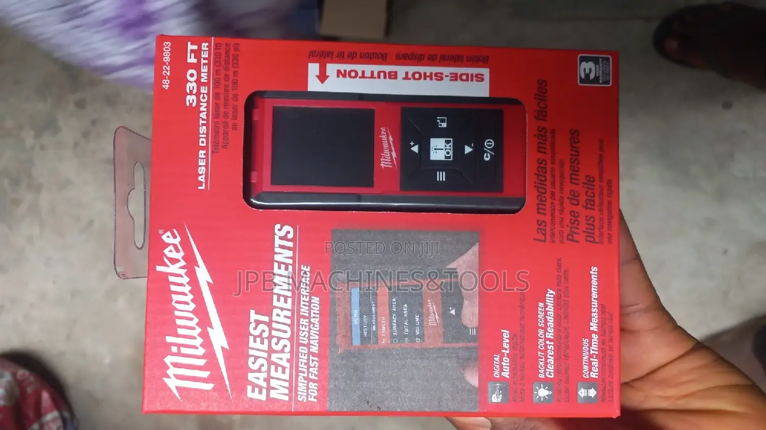 330ft / 100meters Milwaukee Laser Tape