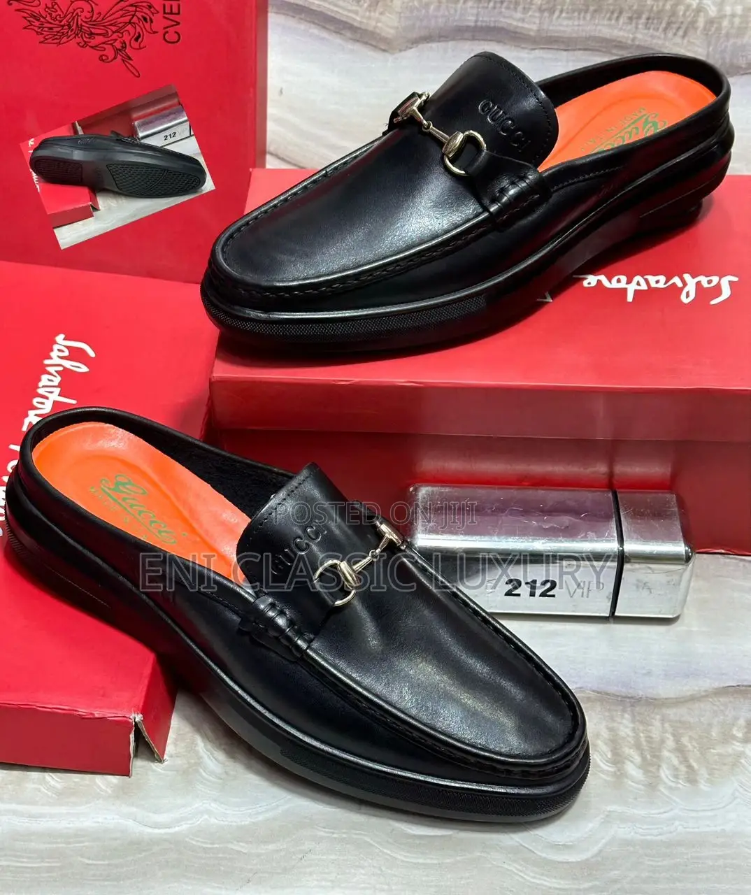 Original Luxury Outfit Salvatore Ferragamo Leather Shoes