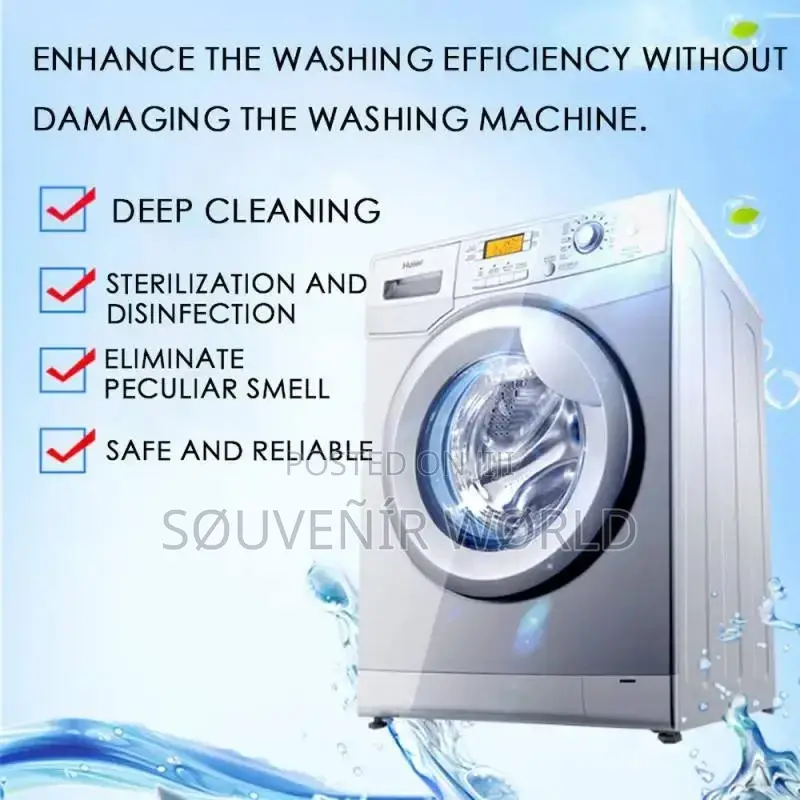 Washing Machine Clear Tablets Effective Water