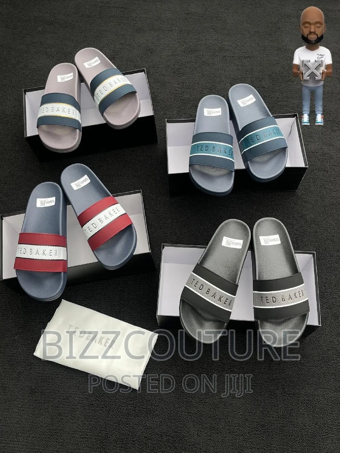 Original TED BAKER Slides Available in Store