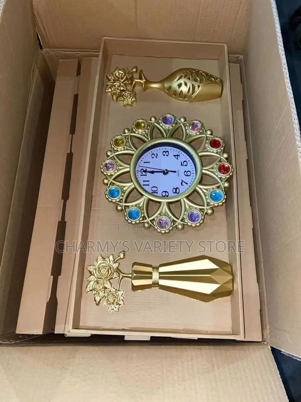 Luxury 3in1 Clock With Mirror