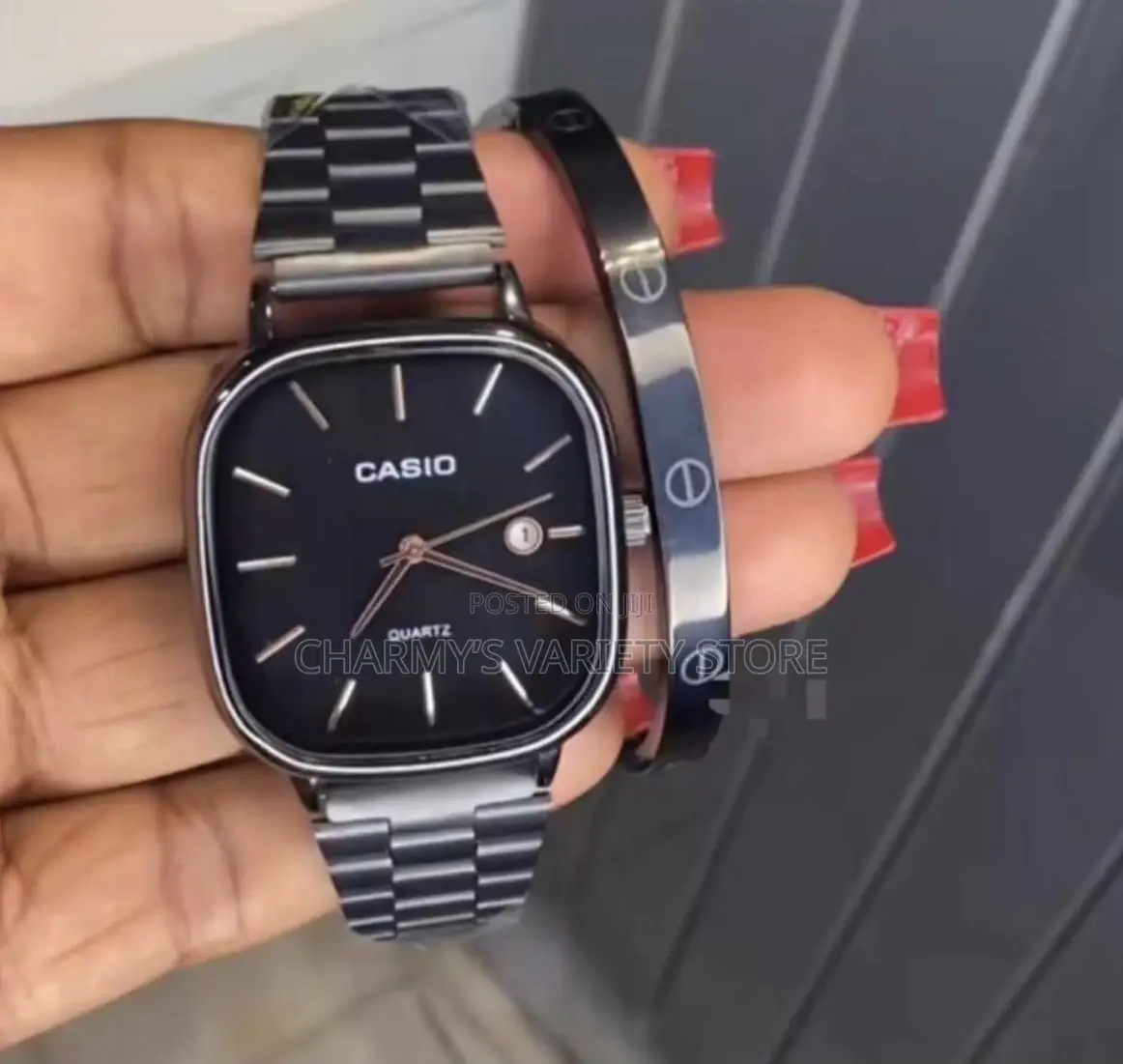 Casio Watch and Bracelet Combo