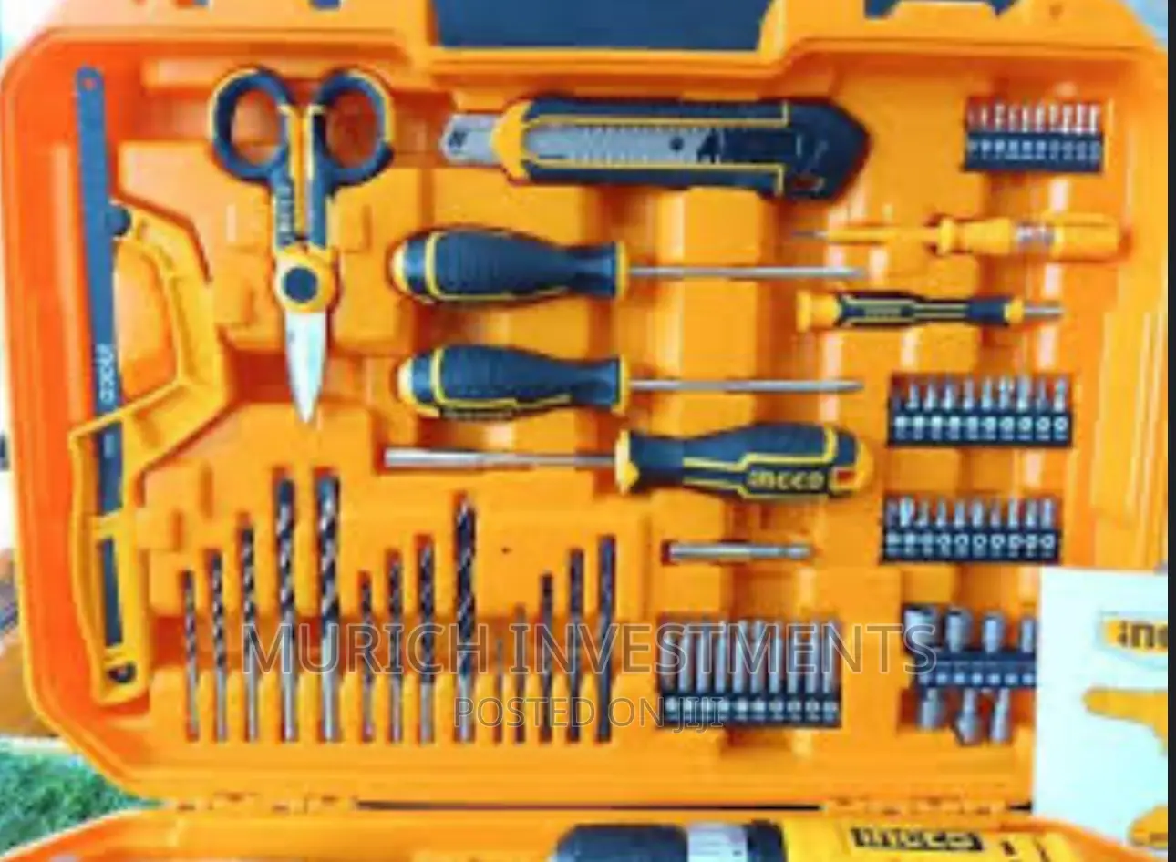20v Cordless Impact Drill With 165pcs Tools Set Accessories