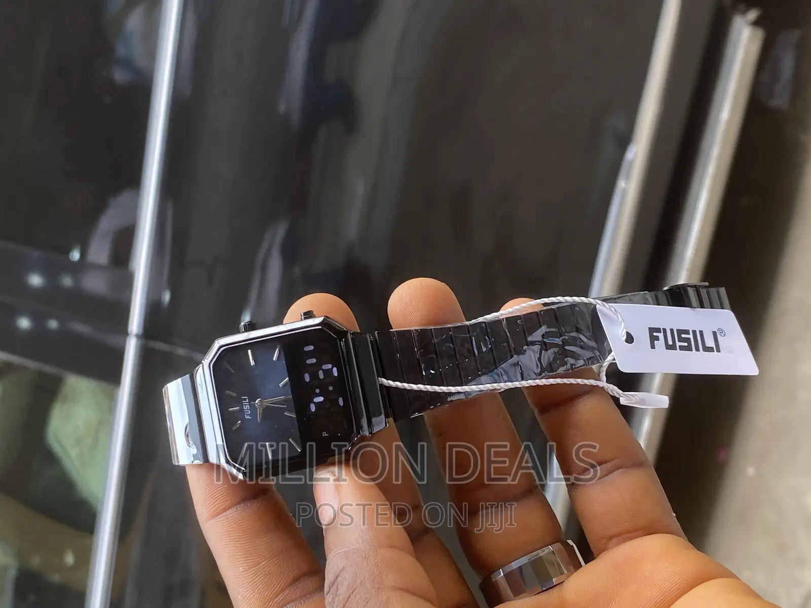 Dual Timer Stainless Steel Unique Wrist Watch