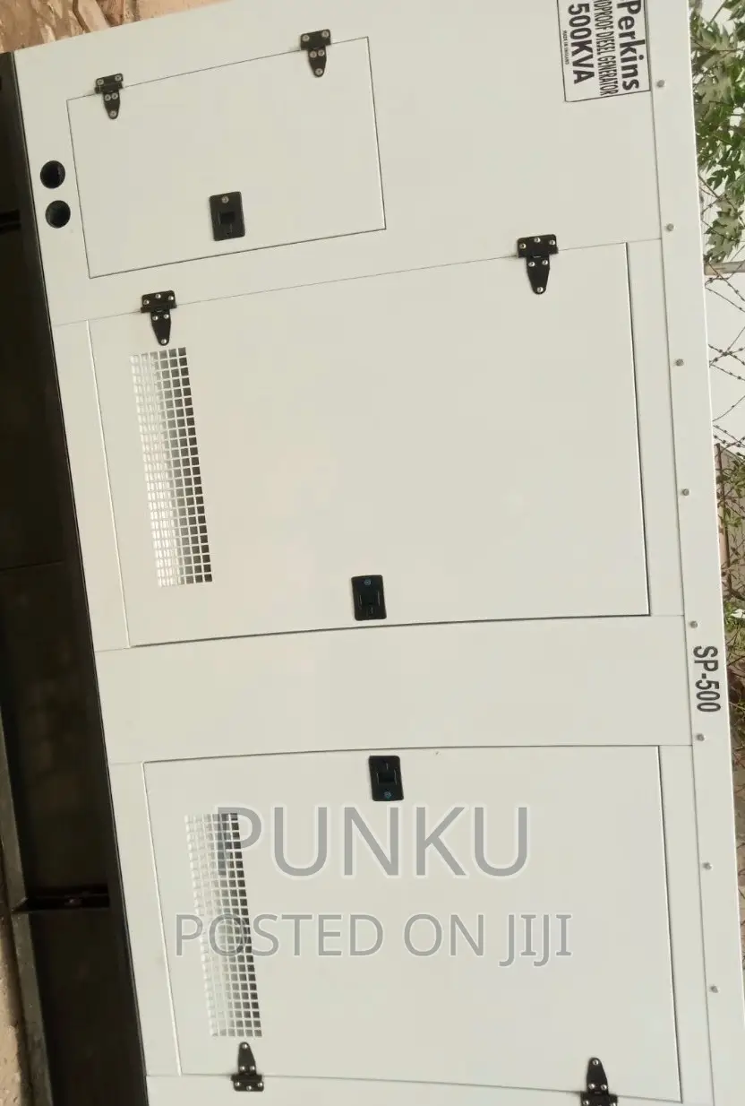 500~Kva Perkins Silence Gen With 2years Warranty Available