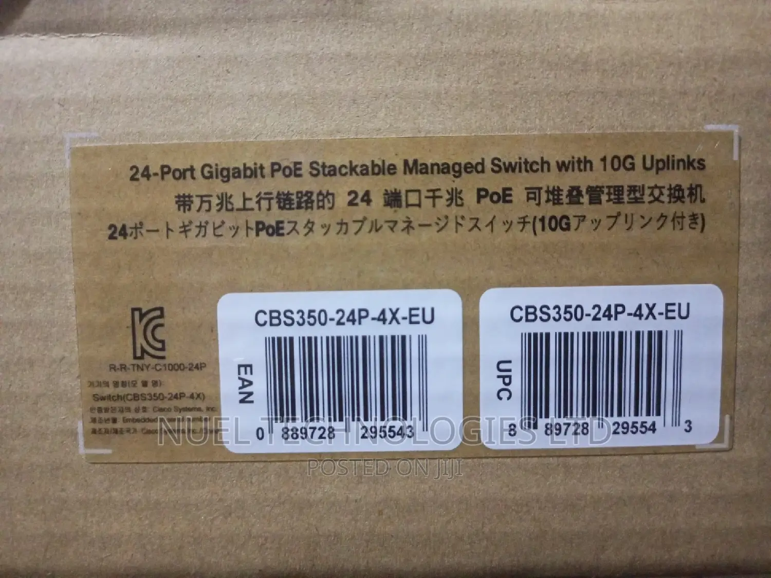 Cisco 24-Port Gigabit Poe Managed Switch With 10G Uplink