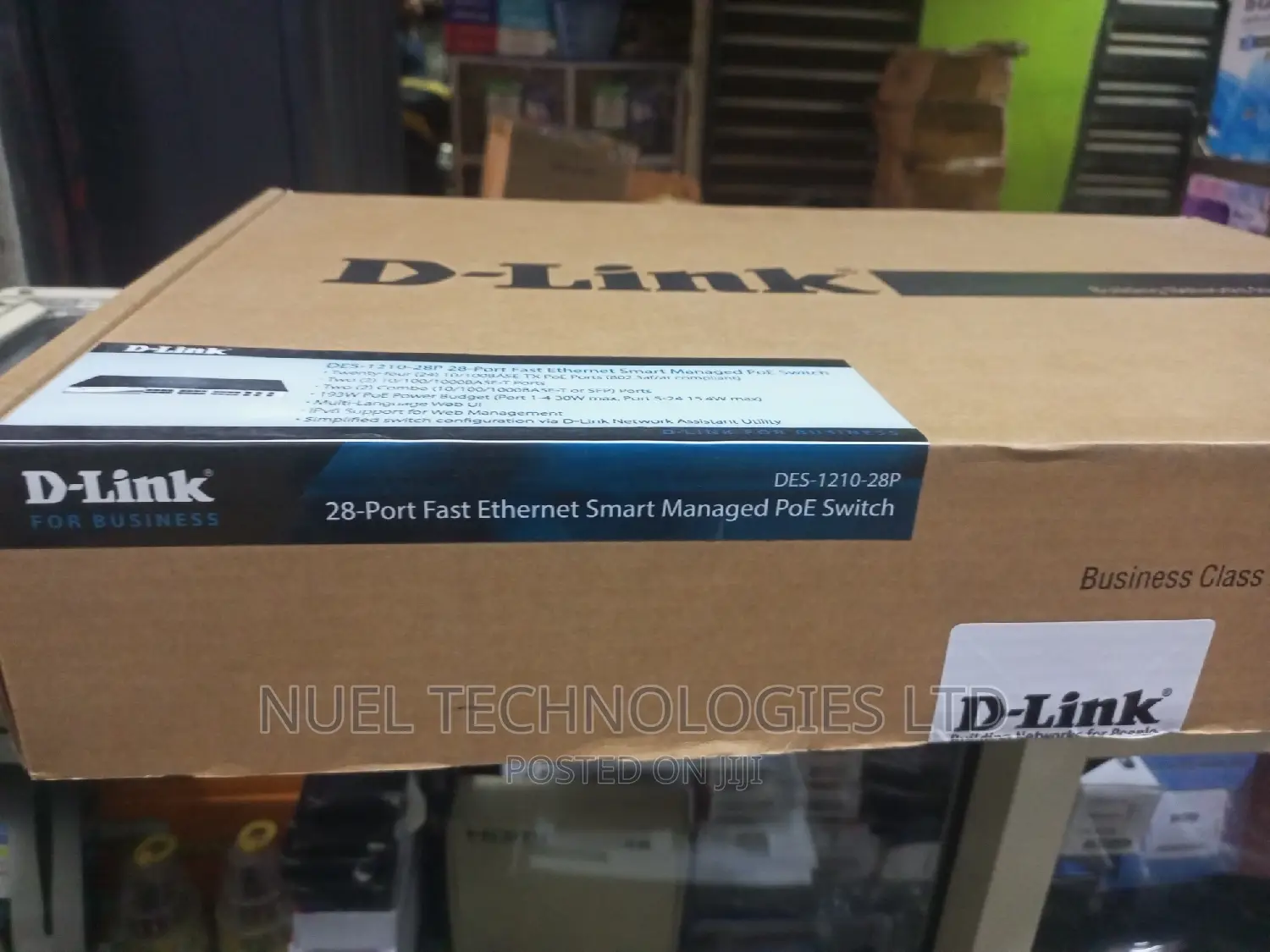 D-Link 28-Port Poe Fast Ethernet Smart Managed Switch